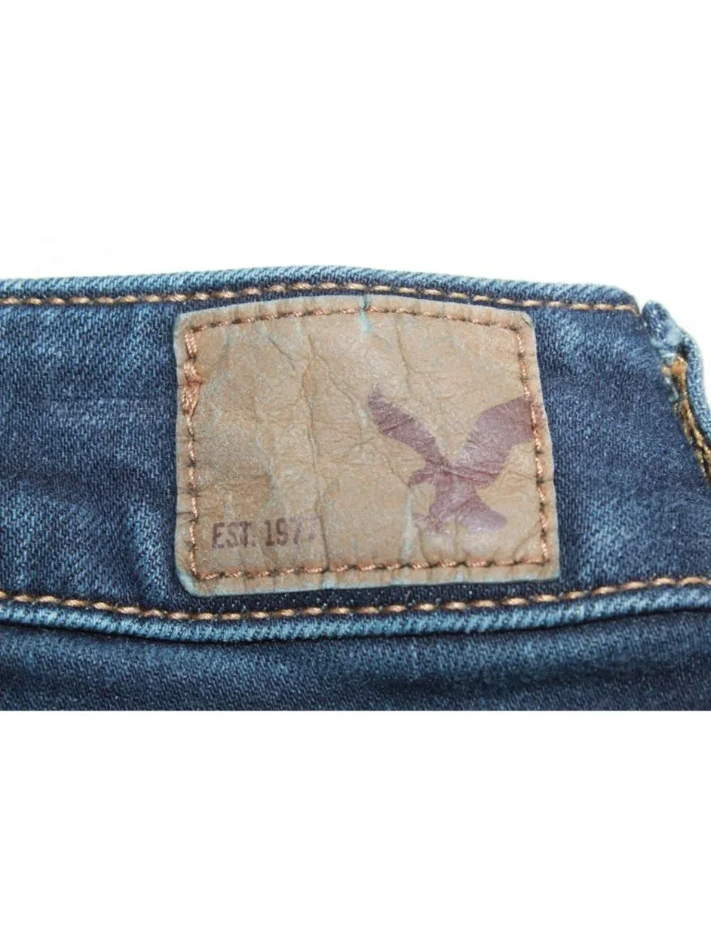 American Eagle Outfitters Dark Wash Stretch Women's Skinny Jeans Size 8 Short